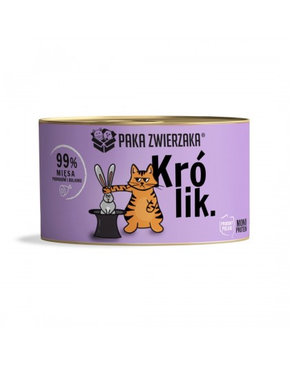 PAKA ZWIERZAKA Rabbit - wet cat food - 200g