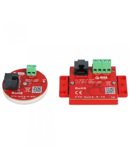 Set of UTP/2-wire converters for LAN+PoE ETH-2WIRE