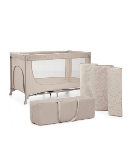 Kinderkraft Joy 2 travel cot, beige