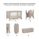 Kinderkraft Joy 2 travel cot, beige