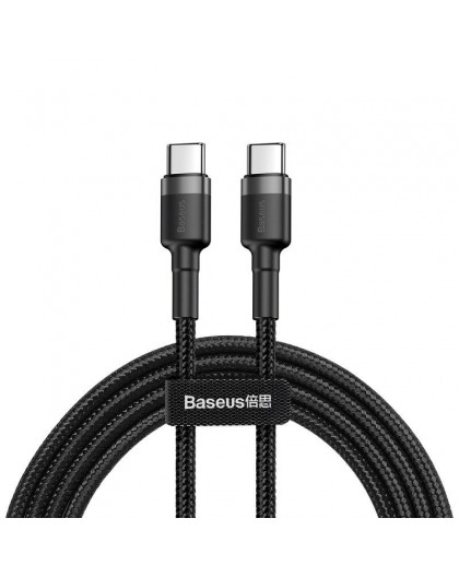 Cable USB-C PD Baseus Cafule PD 2.0 QC 3.0 60W 1m (black and gray)