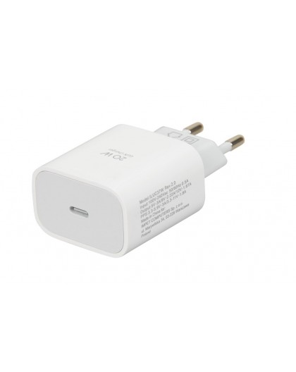 Wall charger iBOX C-37 GaN PD20W, white