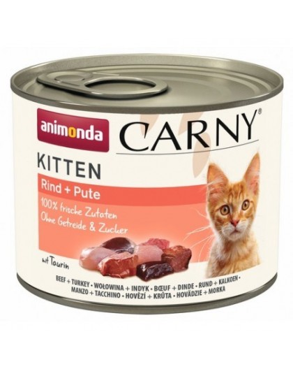 ANIMONDA Carny Kitten Beef with turkey - wet cat food - 200g
