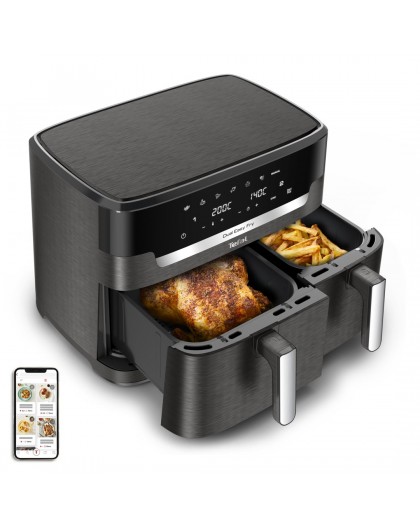 Tefal Easy Fry Dual XXL EY942HE0 fryer Double 11 L Stand-alone 2020 W Hot air fryer Grey