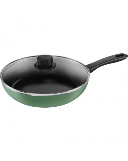 BALLARINI CAPRERA Saute pan with lid 28 cm green