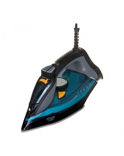Adler AD 5032 iron Dry iron Ceramic soleplate Black, Blue, Gray 2400 W
