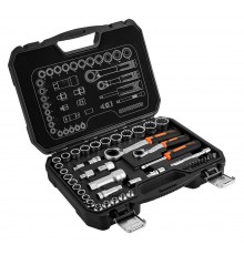 1/4" + 3/8" Through-Hole Socket Set, 46 pcs.