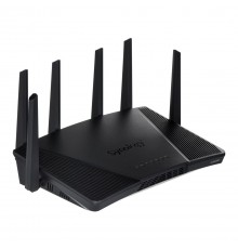 Synology RT6600ax Router WiFi6 1xWAN 3xGbE 1x2.5Gb wireless router Tri-band (2.4 GHz / 5 GHz / 5 GHz) Black