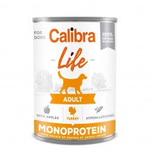 CALIBRA Dog Life Adult Turkey with apples - wet dog food - 400g
