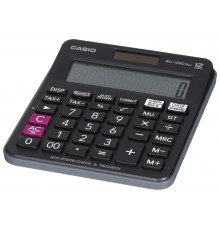 CASIO CALCULATOR OFFICE MJ-120D PLUS BLACK , 12 DIGIT DISPLAY