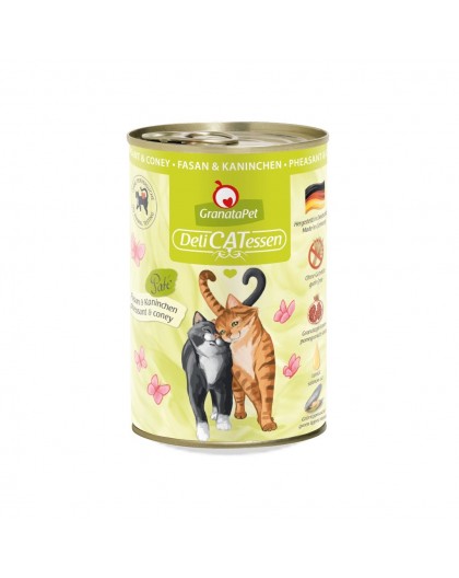 GRANATAPET DeliCATessen Pheasant and coney - wet cat food - 400g
