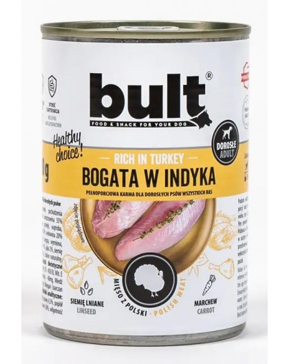 BULT Rich in turkey - Wet dog food - 800 g
