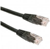 Gembird PP12-3M/BK networking cable Black Cat5e U/UTP (UTP)