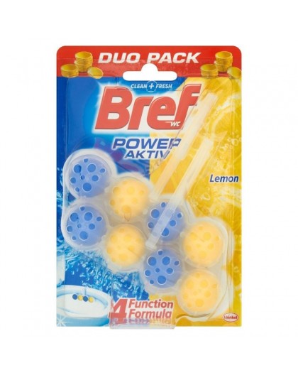 BREF WC Suspension Power Aktiv Lemon 2x50g
