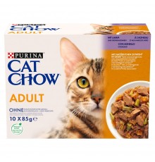 PURINA Cat Chow Lamb, Green Beans - wet cat food - 10x85 g