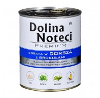 DOLINA NOTECI Premium Rich in cod and broccoli - wet dog food - 800 g