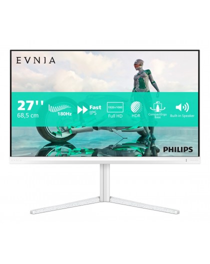 Philips Evnia 27M2N3201A/00 computer monitor 68.6 cm (27") 1920 x 1080 pixels Full HD LCD White