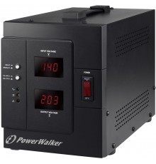 PowerWalker AVR 3000 SIV FR voltage regulator 1 AC outlet(s) 110-280 V Black