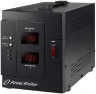 PowerWalker AVR 3000 SIV FR voltage regulator 1 AC outlet(s) 110-280 V Black