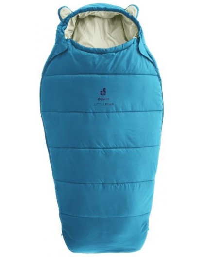 Deuter Little Star children's sleeping bag (95–130 cm) – wave/bone