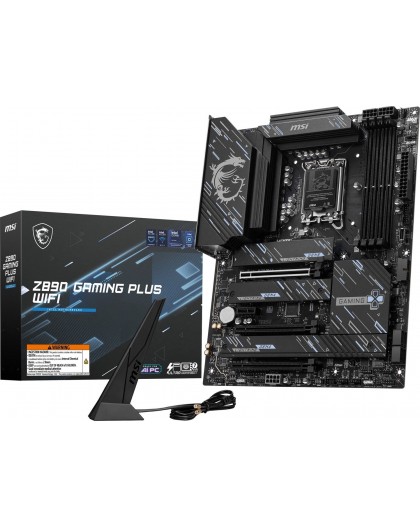 MSI Z890 GAMING PLUS WIFI motherboard Intel Z890 LGA 1851 (Socket V1) ATX