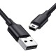 Ugreen USB cable - mini USB 480 Mbps 3 m US132 (black)