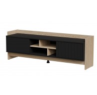 Cama RTV PORTO 2D cabinet 150x38x50 oak/black