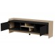 Cama RTV PORTO 2D cabinet 150x38x50 oak/black