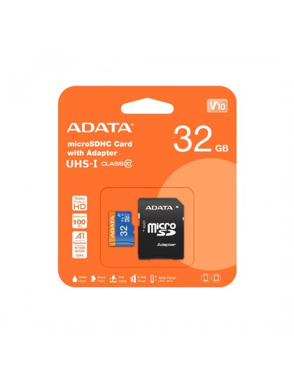 ADATA 32GB, microSDHC, Class 10 UHS-I