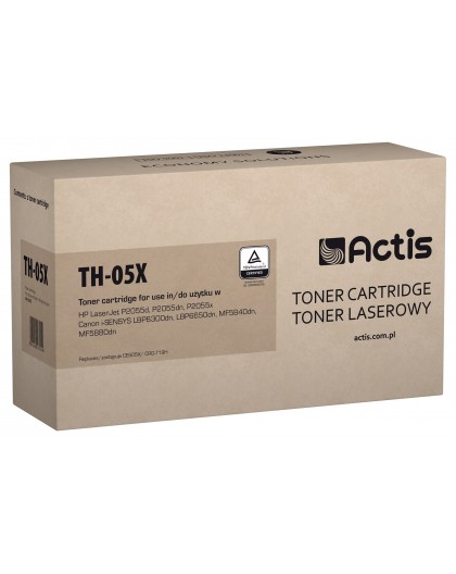 Actis TH-05X Toner (replacement for HP 05X CE505X, Canon CRG-719H Standard 6,500 pages black)