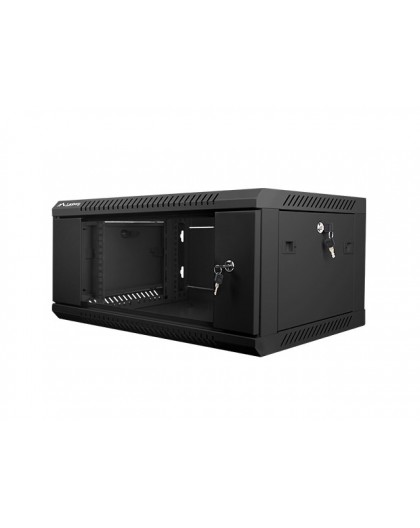 Lanberg WF01-6404-10B rack cabinet 4U Wall mounted rack Black