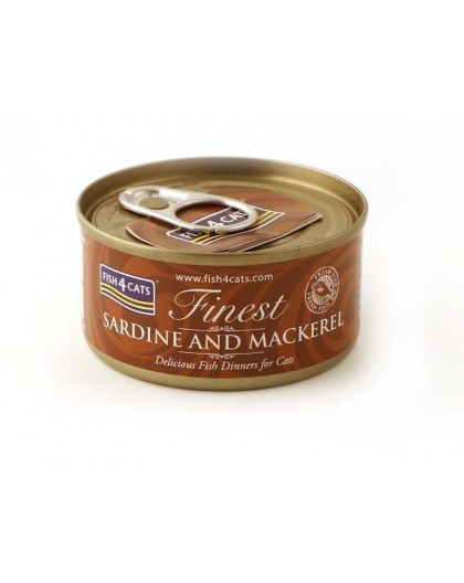 FISH4CATS Sardine and mackerel - wet cat food - 70g