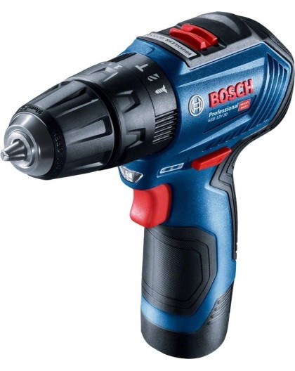 Bosch GSB 12V-30 1600 RPM Keyless 820 g Black, Blue, Red
