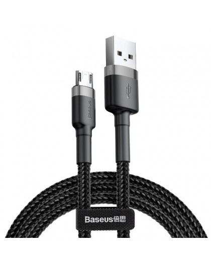 Baseus Cafule 2.4A 1m Micro USB cable (grey/black)