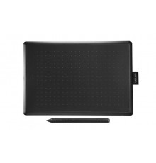 Wacom One by Medium graphic tablet Black, Red 2540 lpi 216 x 135 mm USB