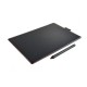 Wacom One by Medium graphic tablet Black, Red 2540 lpi 216 x 135 mm USB
