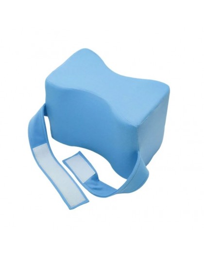 Wedge separator cushion between thighs with leg brace