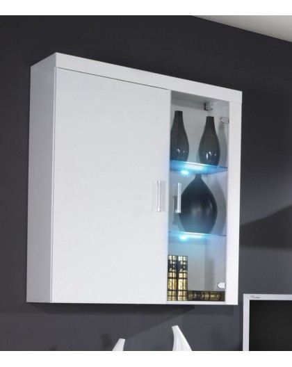 Cama hanging display cabinet SAMBA white/white gloss