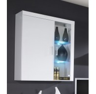 Cama hanging display cabinet SAMBA white/white gloss