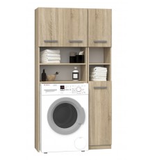 Topeshop ZESTAW MARPOL SON bathroom storage cabinet Oak