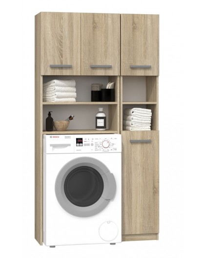 Topeshop ZESTAW MARPOL SON bathroom storage cabinet Oak