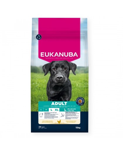 EUKANUBA Adult L XL Rich in chicken - dry dog food - 15kg
