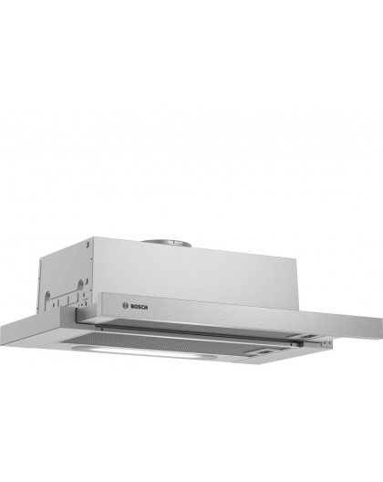 Bosch Serie 4 DFT63AC50 cooker hood Semi built-in (pull out) Silver 360 m³/h