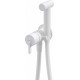 Concealed bidet mixer with bidetta receiver