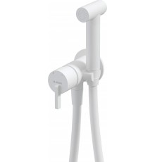 Concealed bidet mixer with bidetta receiver