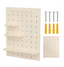Maclean wooden board organizer, light wood color, 60x80 cm, max. 20 kg, MC-131 WD
