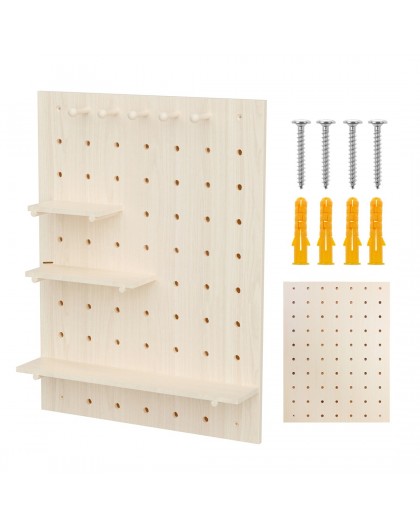 Maclean wooden board organizer, light wood color, 60x80 cm, max. 20 kg, MC-131 WD