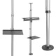 Telescopic TV holder, ceiling and floor with shelf Maclean MC-791N 37 "-70", max. 30 kg