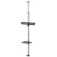 Telescopic TV holder, ceiling and floor with shelf Maclean MC-791N 37 "-70", max. 30 kg