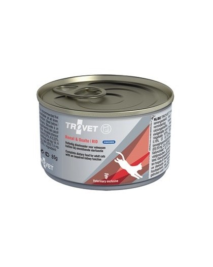 TROVET Renal & Oxalate RID Chicken - wet cat food - 100g